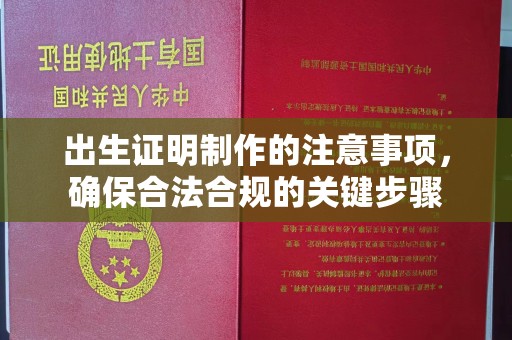 丹东出生证明制作的注意事项，确保合法合规的关键步骤