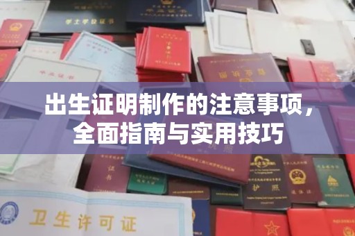 丹东出生证明制作的注意事项，全面指南与实用技巧
