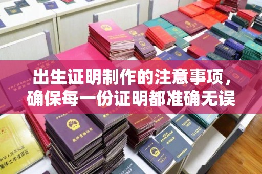 丹东出生证明制作的注意事项，确保每一份证明都准确无误