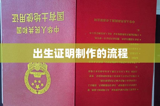 丹东出生证明制作的流程