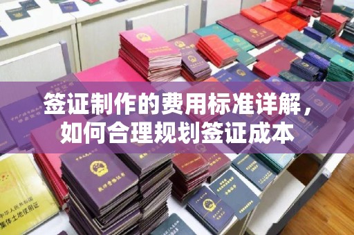 丹东签证制作的费用标准详解，如何合理规划签证成本