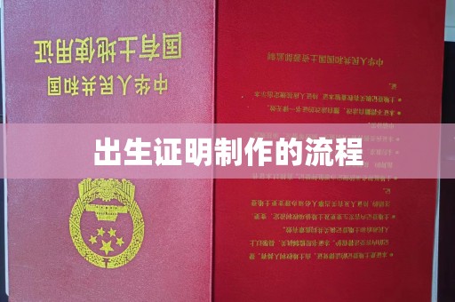丹东出生证明制作的流程